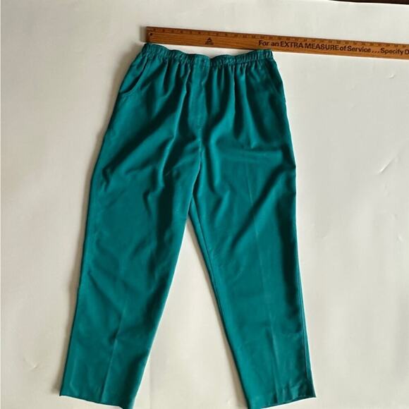 ALIA Size 14 Women’s Elastic Waist Solid Color 2Pocket Front Dress Pant - Picture 5 of 11